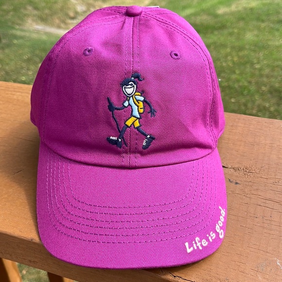 Life Is Good Accessories Life Is Good Baseball Cap Hat Orchid Pink